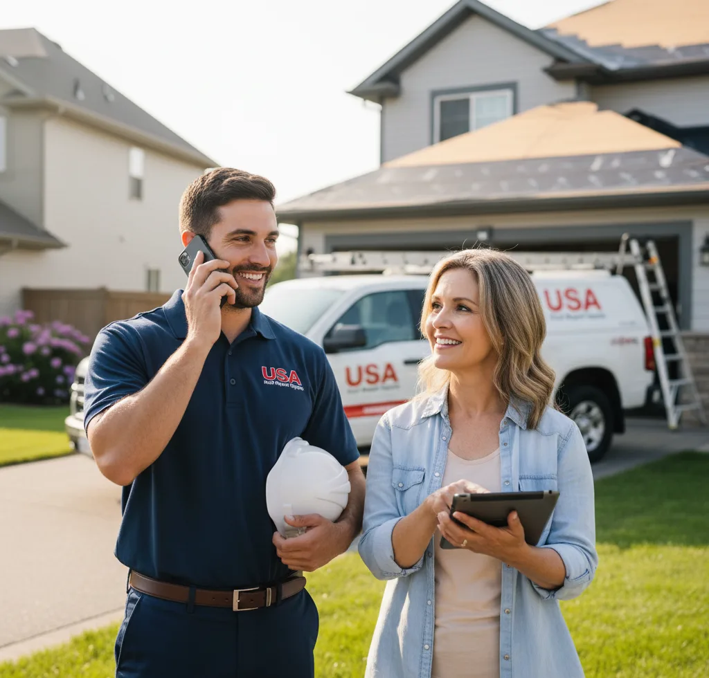 USA Roof Repair Experts customer support in Keeling